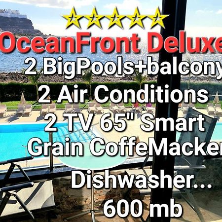 Oceanfront Deluxe-45M,Heated Pools,2Aircondition, 2Tv-65",Dishwasher,600Mb,Lift,Amadores View ! Playa Del Cura  Luaran gambar