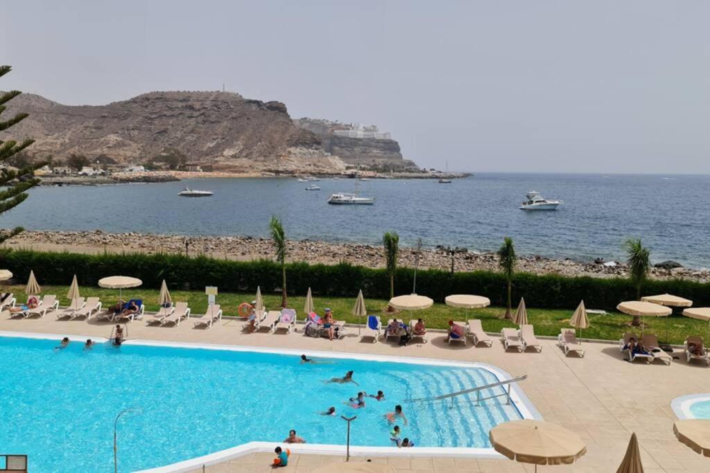 Oceanfront Deluxe-45M,Heated Pools,2Aircondition, 2Tv-65",Dishwasher,600Mb,Lift,Amadores View ! Playa Del Cura  Luaran gambar