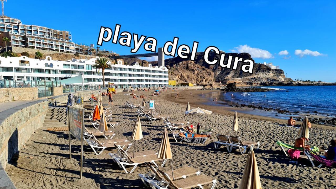 Oceanfront Deluxe-45M,Heated Pools,2Aircondition, 2Tv-65",Dishwasher,600Mb,Lift,Amadores View ! Playa Del Cura  Luaran gambar