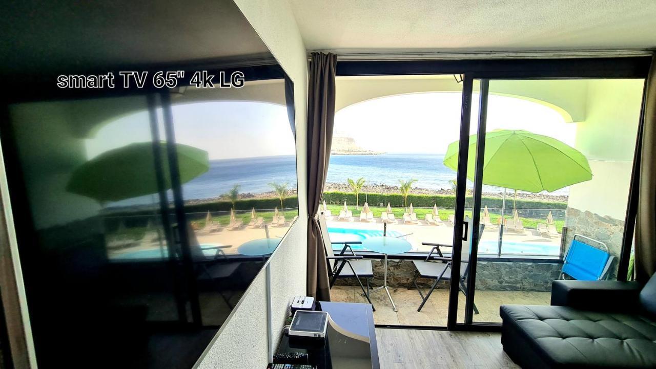 Oceanfront Deluxe-45M,Heated Pools,2Aircondition, 2Tv-65",Dishwasher,600Mb,Lift,Amadores View ! Playa Del Cura  Luaran gambar