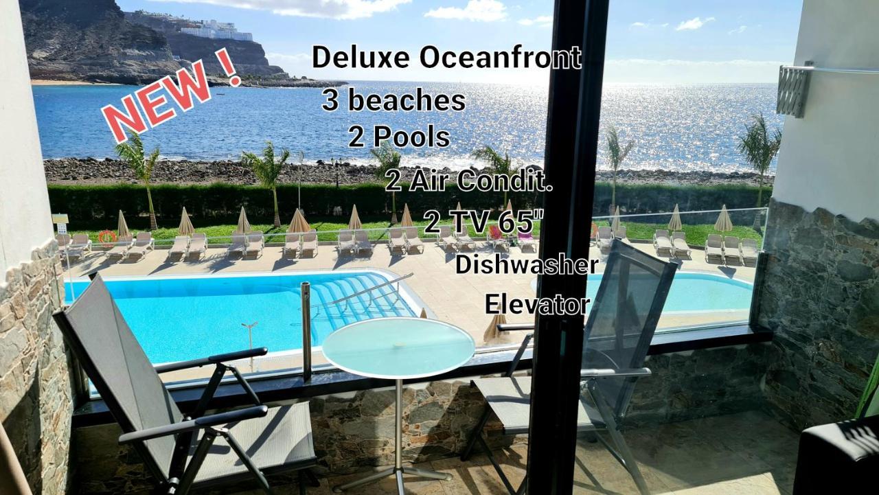Oceanfront Deluxe-45M,Heated Pools,2Aircondition, 2Tv-65",Dishwasher,600Mb,Lift,Amadores View ! Playa Del Cura  Luaran gambar
