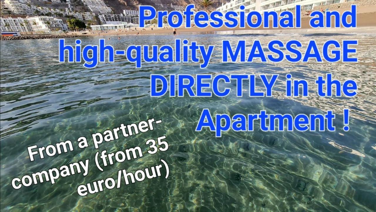 Oceanfront Deluxe-45M,Heated Pools,2Aircondition, 2Tv-65",Dishwasher,600Mb,Lift,Amadores View ! Playa Del Cura  Luaran gambar