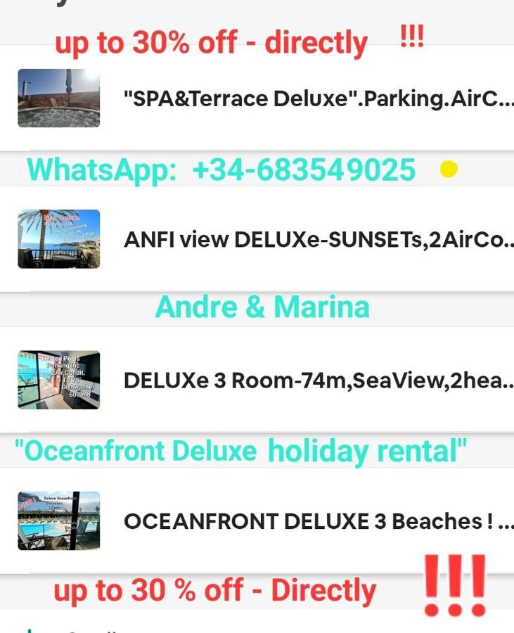 Oceanfront Deluxe-45M,Heated Pools,2Aircondition, 2Tv-65",Dishwasher,600Mb,Lift,Amadores View ! Playa Del Cura  Luaran gambar